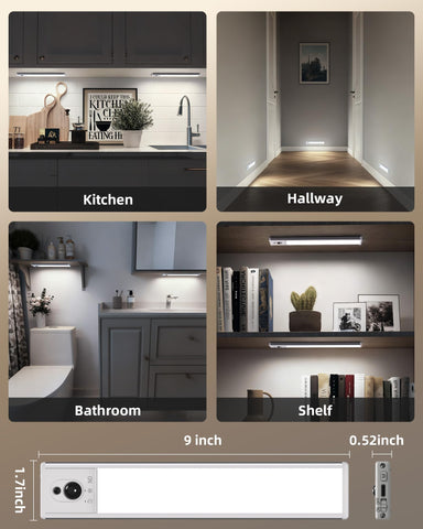 EZVALO under-cabinet light ideal for kitchen, closet, stairs and more