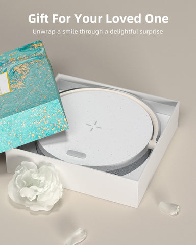EZVALO ambient light complements mood while you stream audio.
