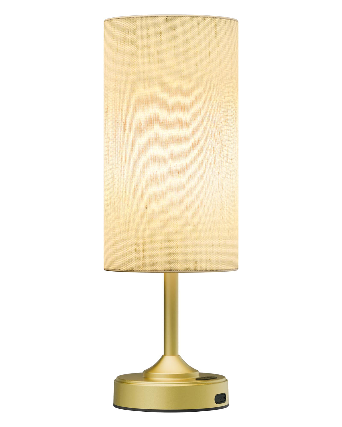 EZVALO Battery Lamp front view with warm ambient glow for cozy spaces.