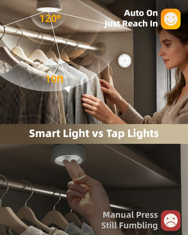 EZVALO color temperature toggle button showing warm to cool lighting