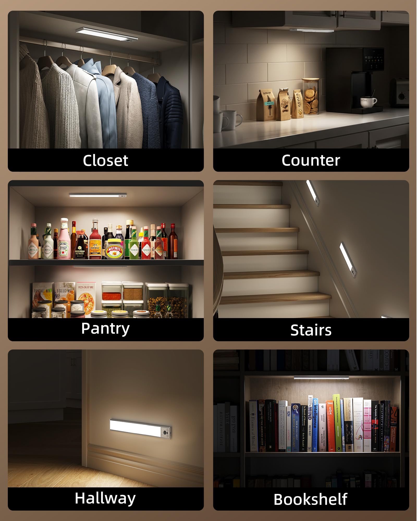 EZVALO compact 8-inch LED fits narrow spaces in cabinets