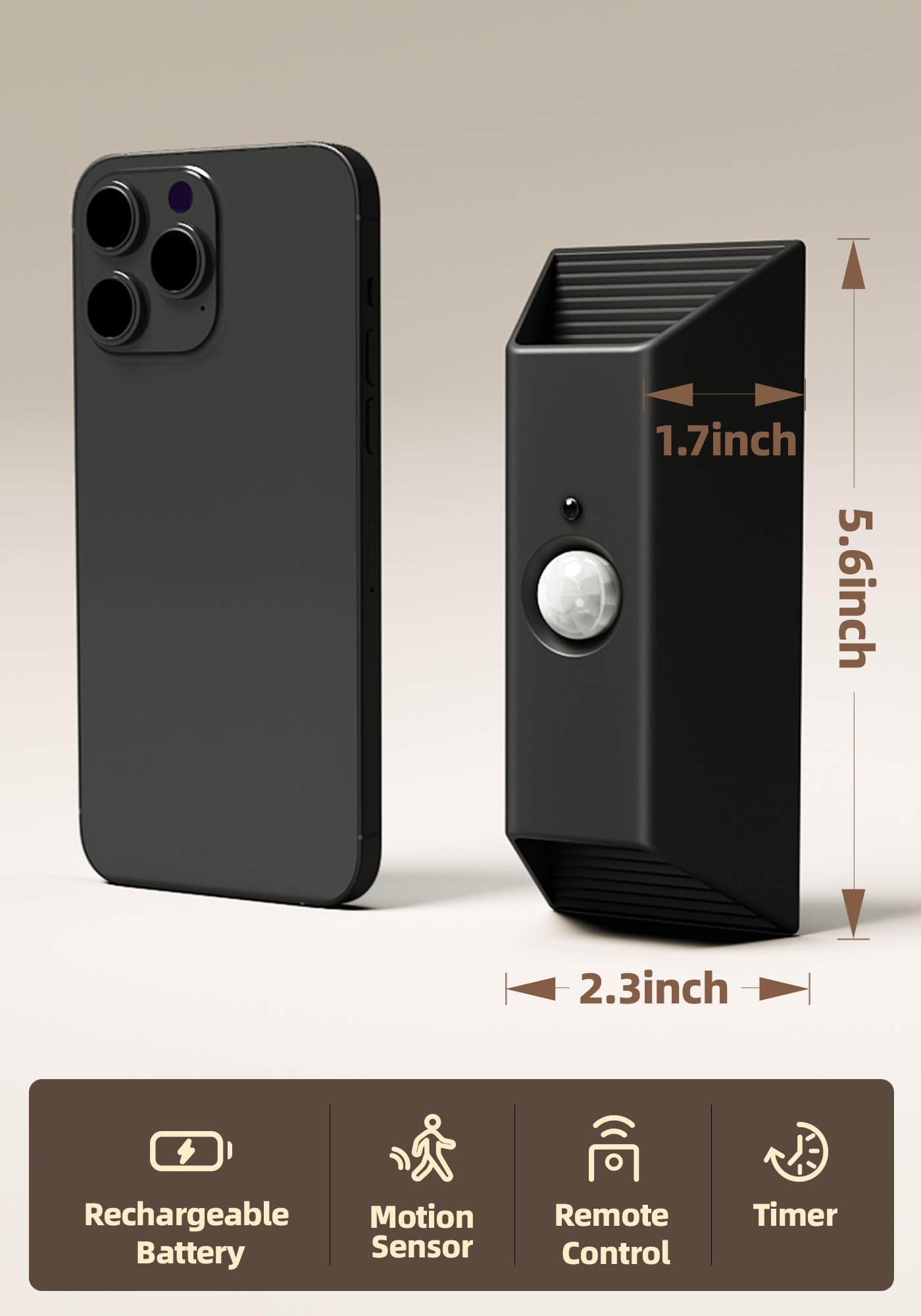 EZVALO compact, modern design fits subtly in any decor