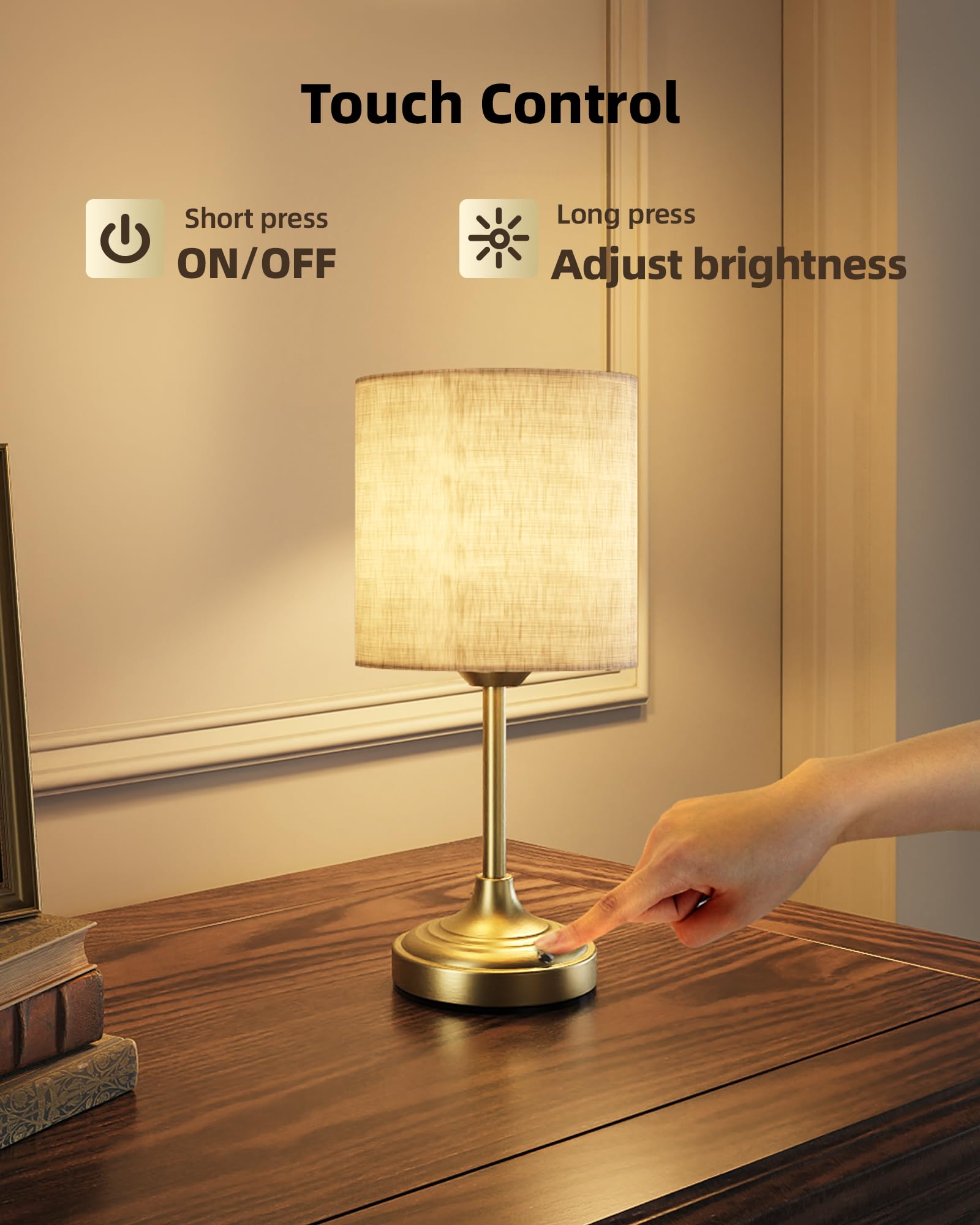 EZVALO portable cordless lamp easily moves between rooms