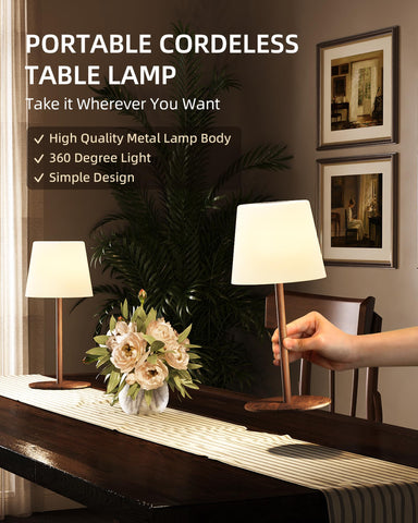 EZVALO cordless rechargeable bath light offering flexible placement.