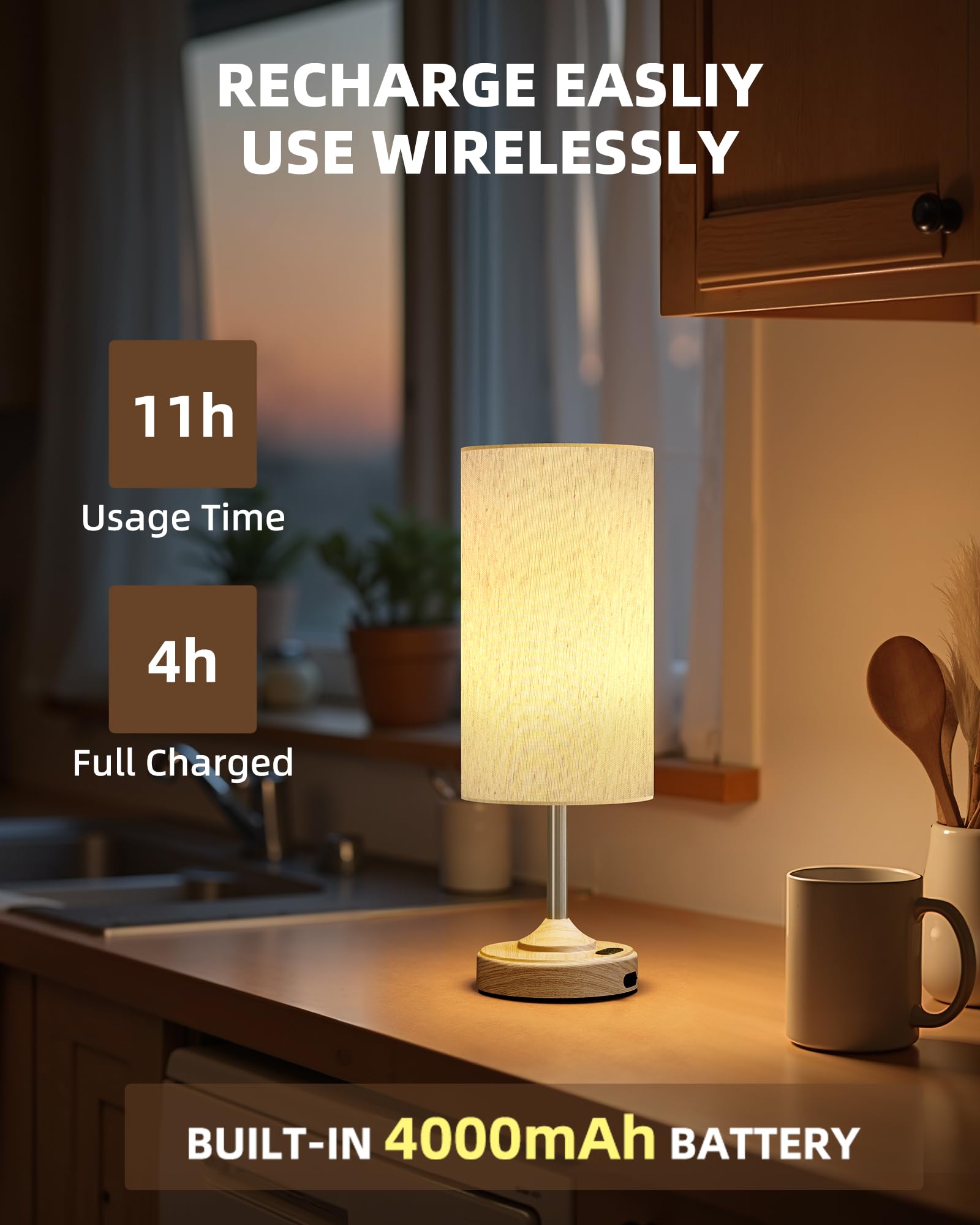 EZVALO 2700K warm light ideal for dining and relaxation