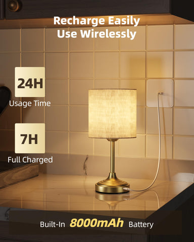 EZVALO dimmable touch-control lamp for adjustable brightness