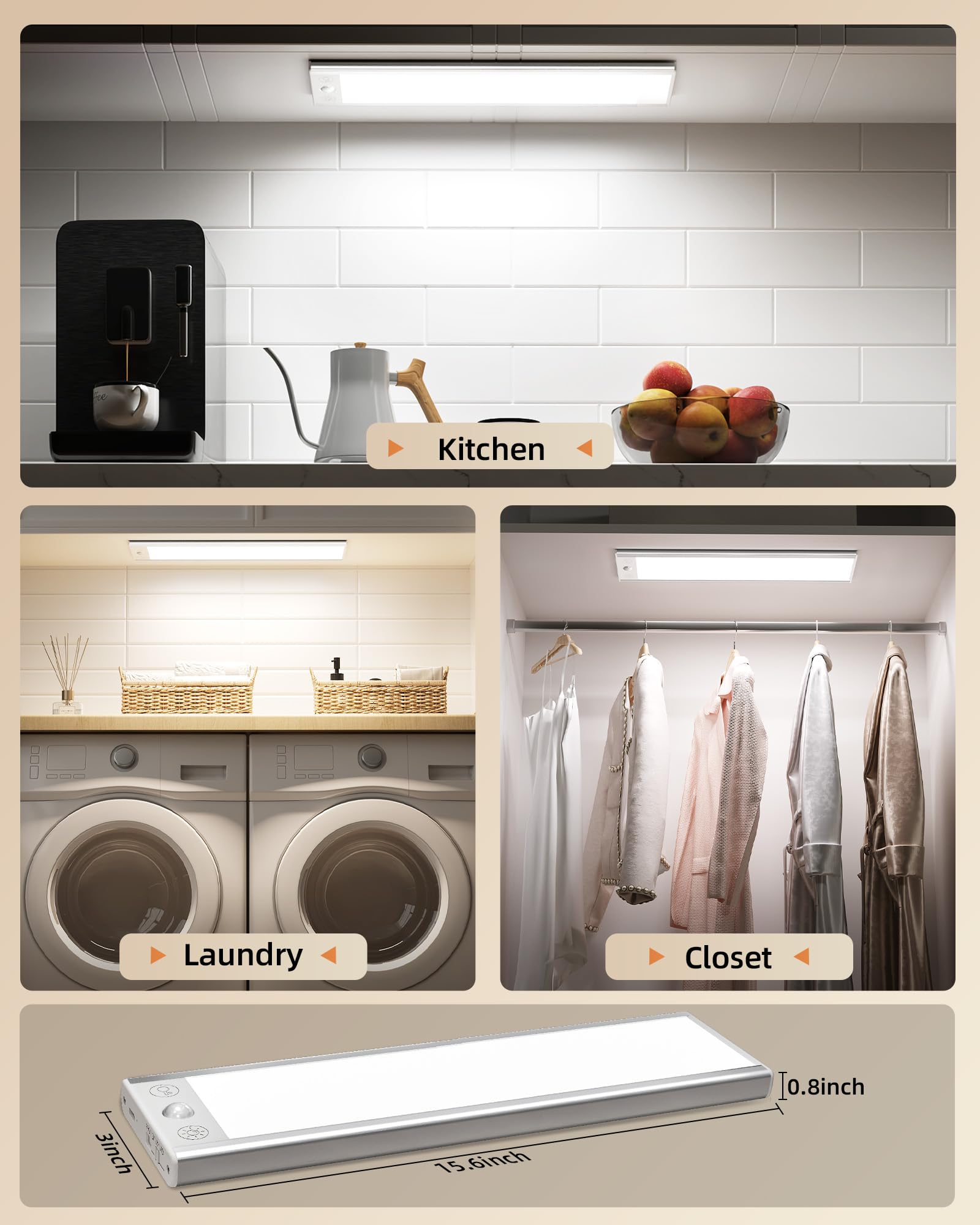 EZVALO energy efficient under cabinet light delivers reliable kitchen lighting