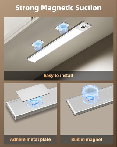 EZVALO versatile placement for kitchen, closet, stairs, pantry.