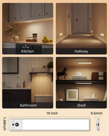 EZVALO kitchen and stairs lighting brightens dark corners for safer, easier navigation.