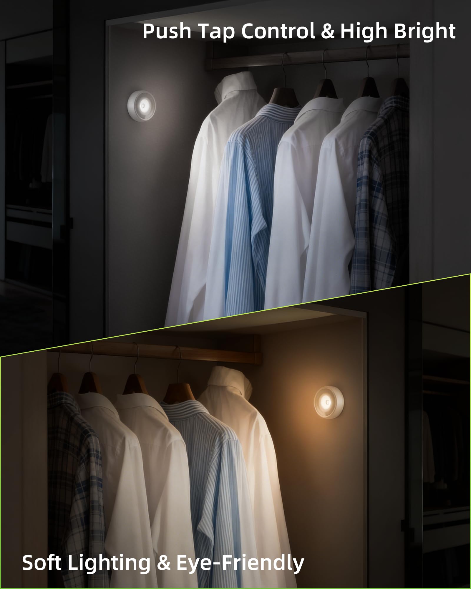 EZVALO camping light, portable puck lamp for travel.
