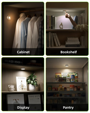 EZVALO lights shown as a 6-pack ready for various rooms