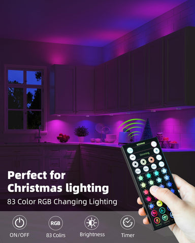 EZVALO USB rechargeable puck lights with cable for clutter-free power.