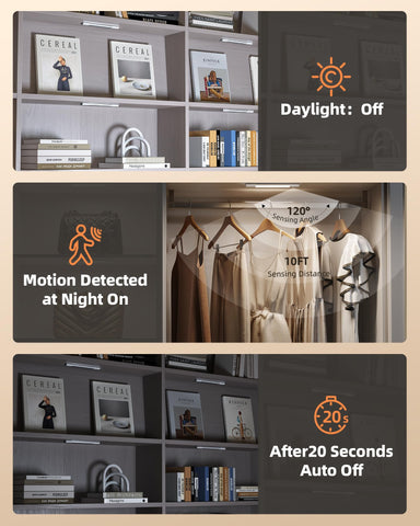 EZVALO dimmable under cabinet light with adjustable brightness