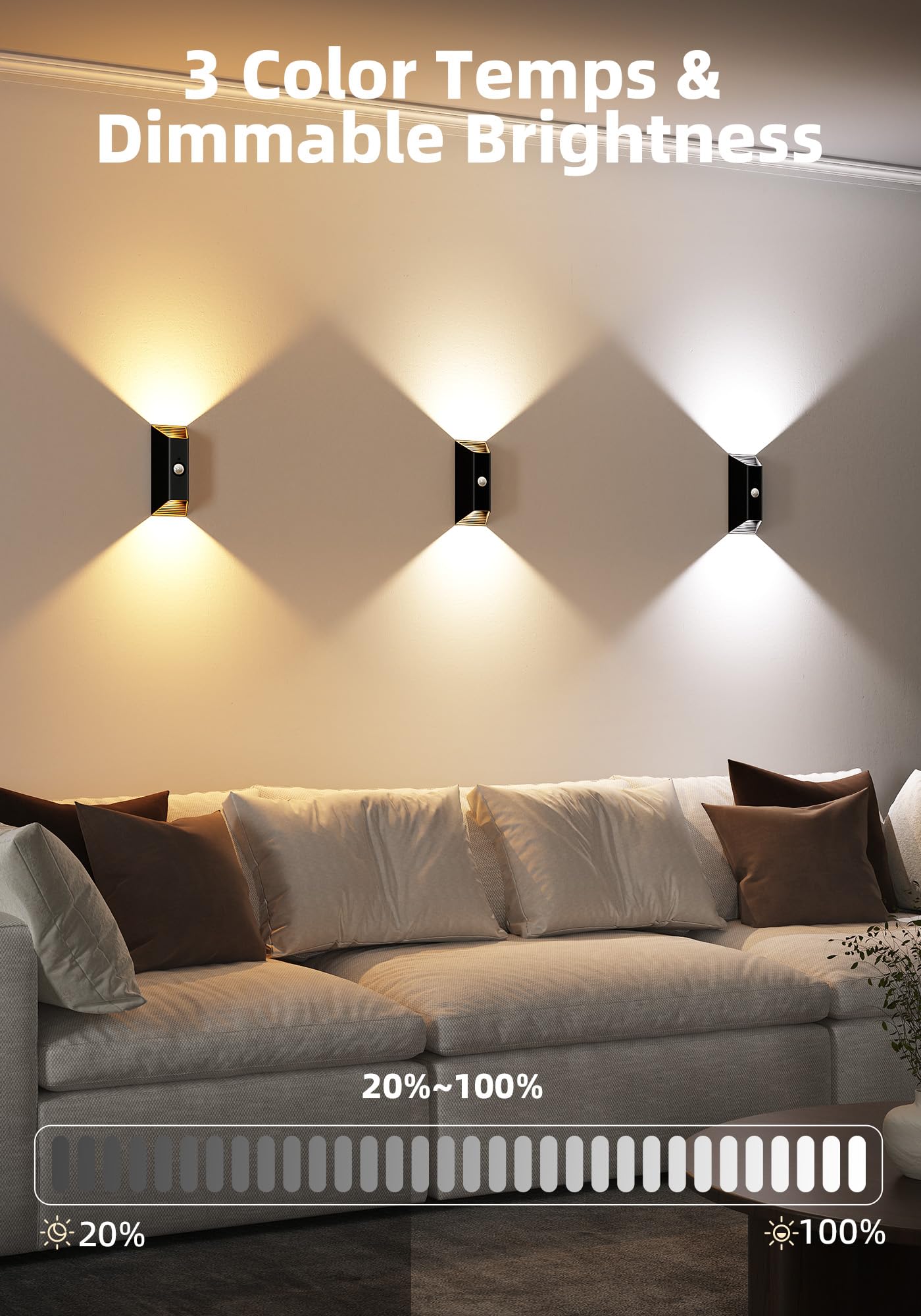 EZVALO magnetic installation with no tools, ideal for renters