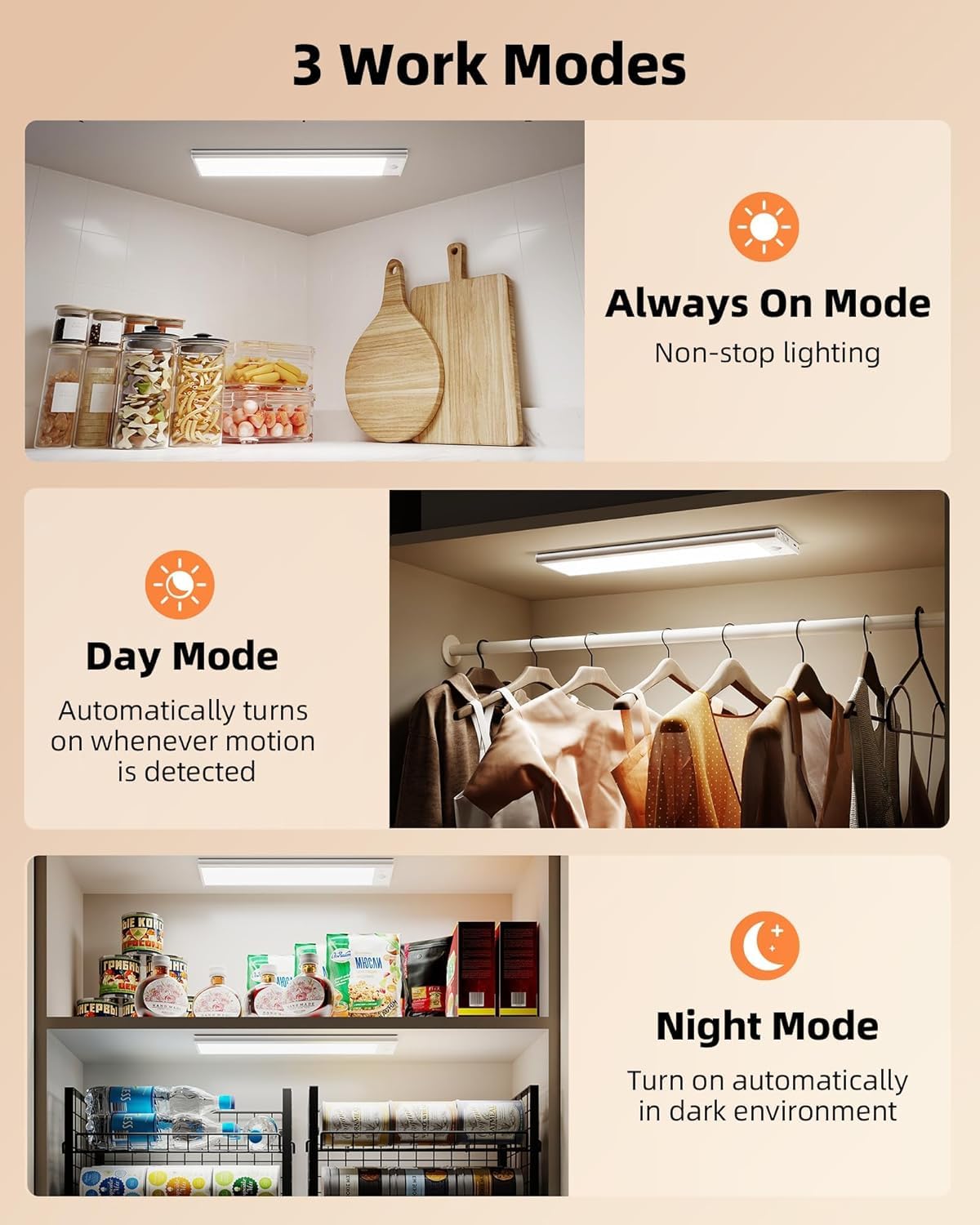 EZVALO magnetic installation under cabinet light sticks to metal surfaces