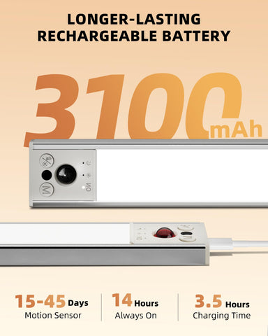 EZVALO motion sensor detects movement for hands-free lighting.