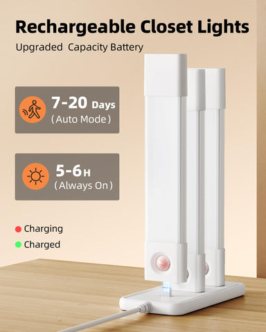 EZVALO motion-sensor cabinet light detects movement up to 10 feet for hands-free lighting