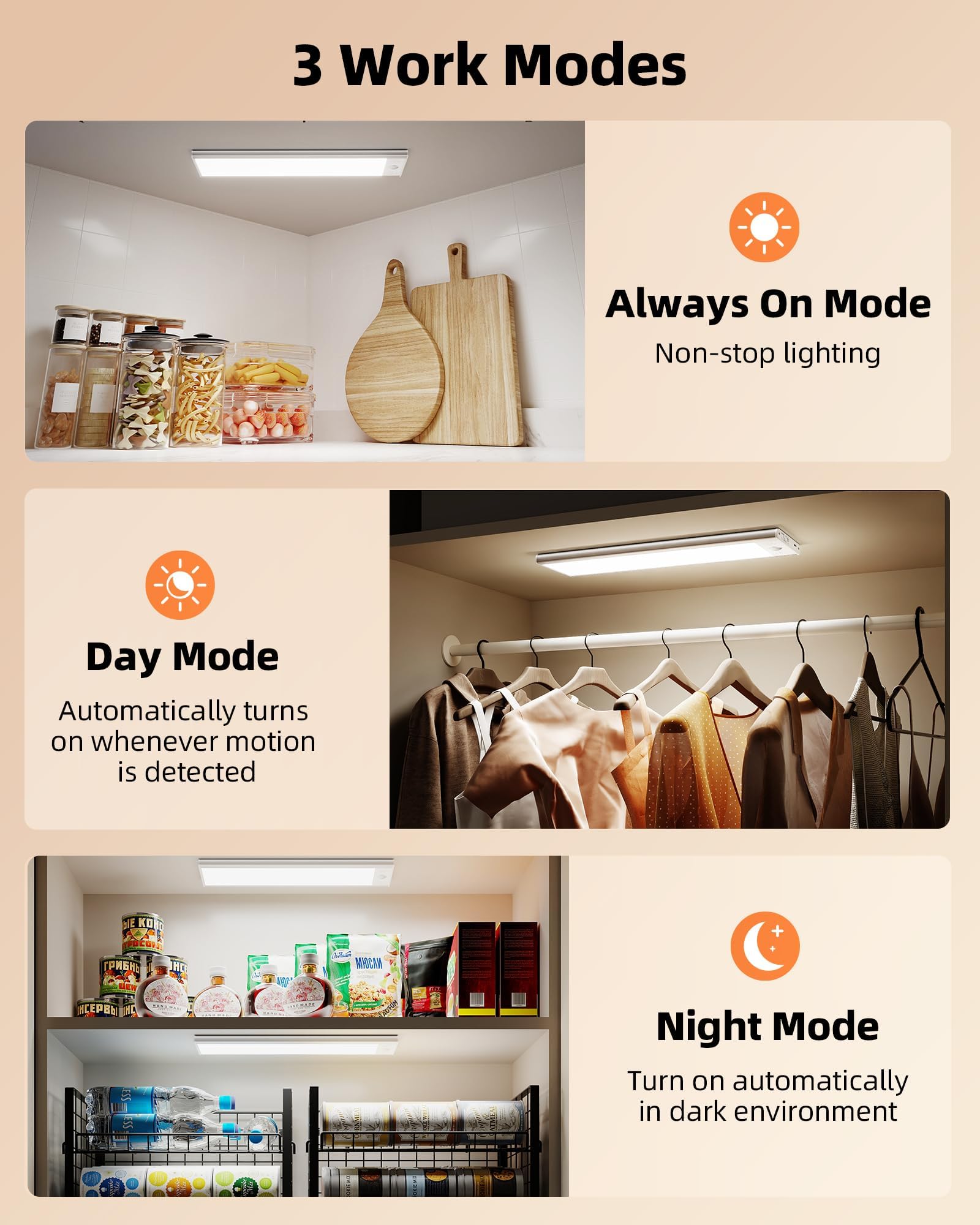 EZVALO night motion mode activates in dark conditions for safe nighttime use