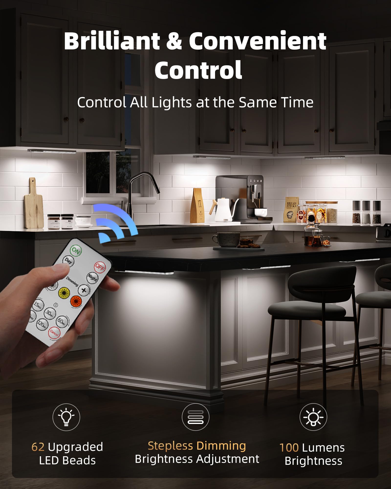 EZVALO night motion mode activates in low light for late-night use