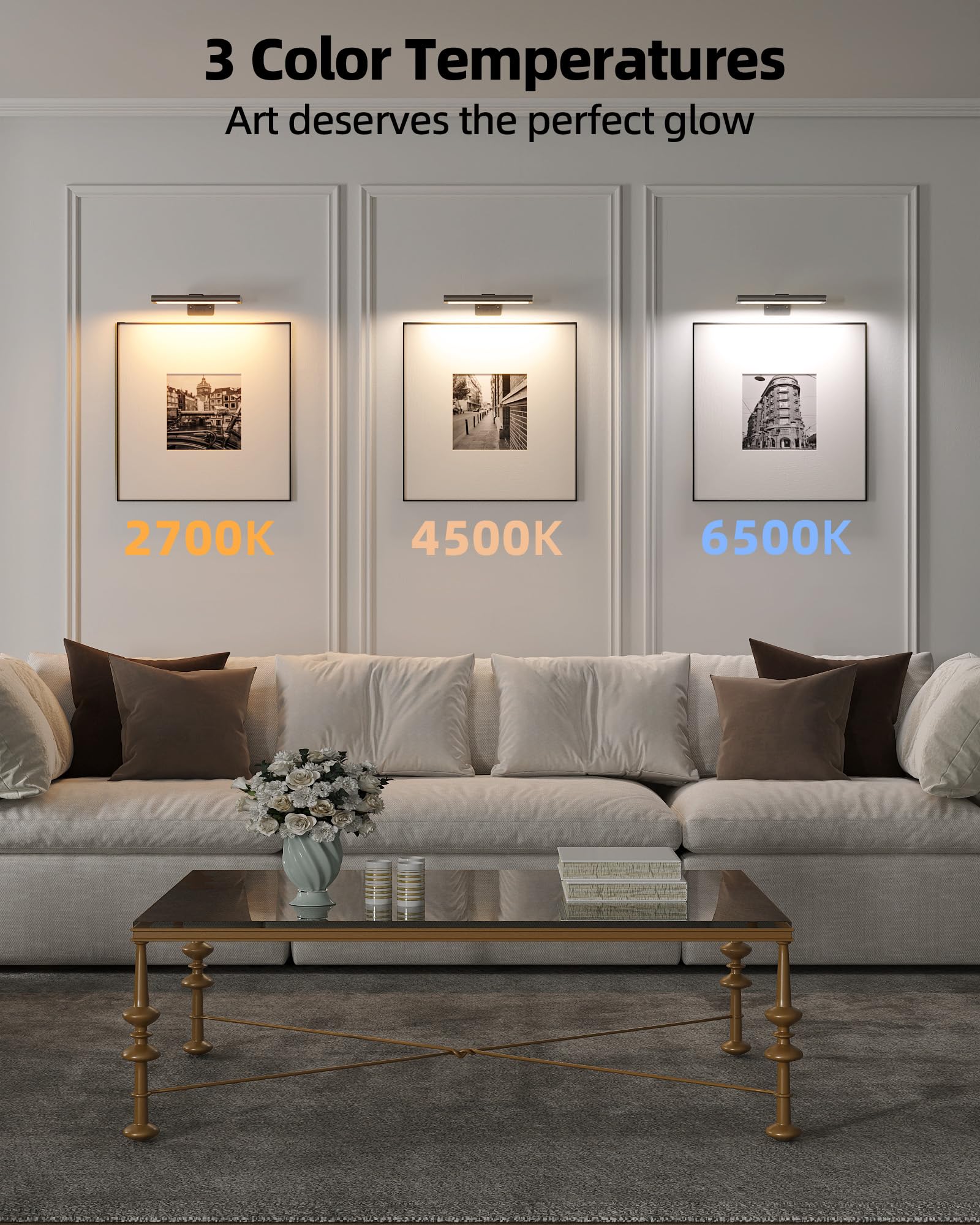 EZVALO three color temperatures for warm, neutral, or cool lighting