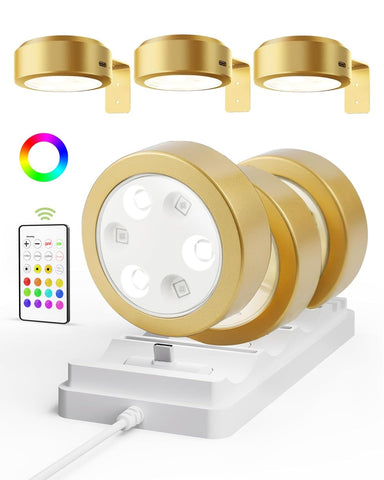 EZVALO picture light on wall shows artwork with adjustable color temperature.