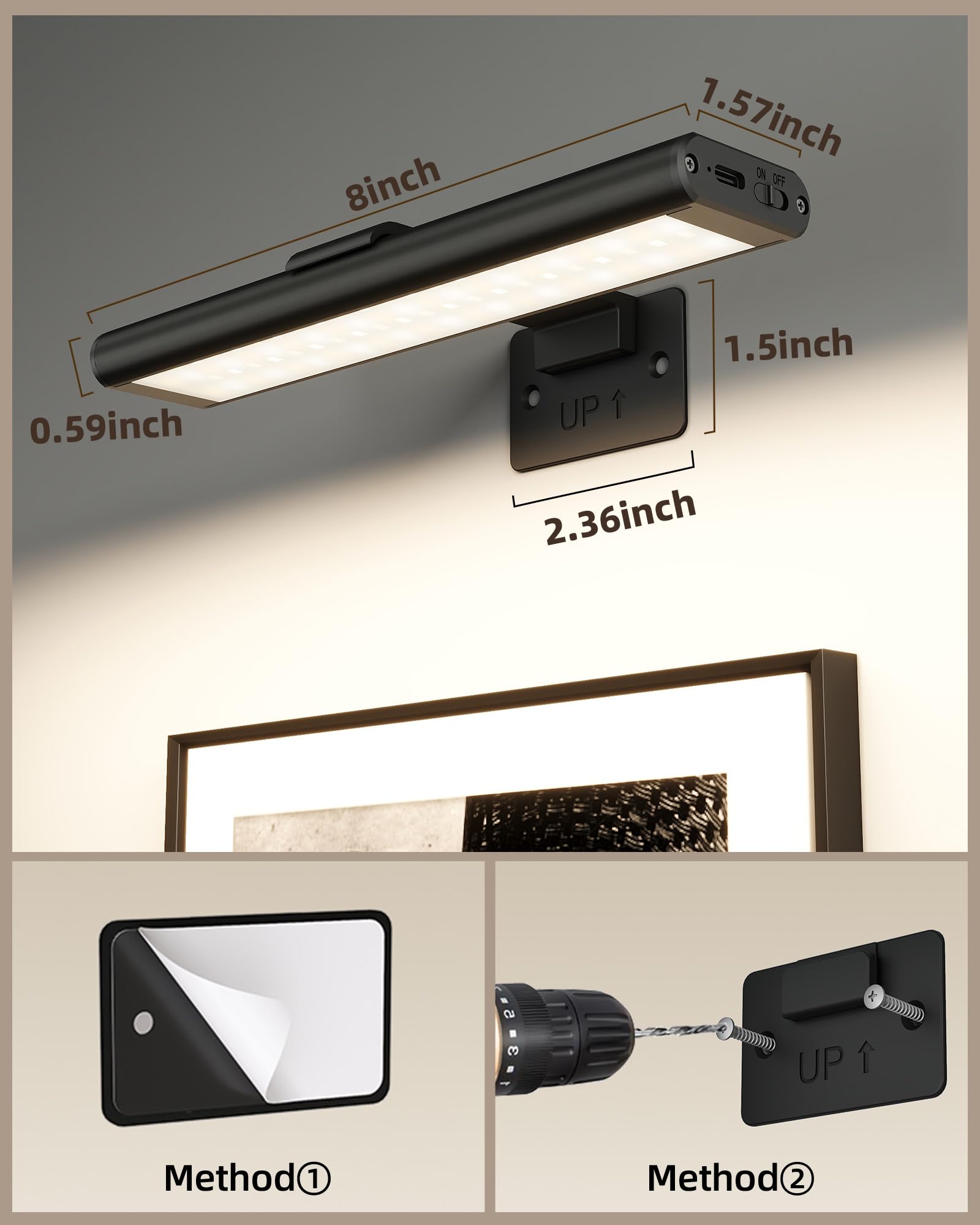 EZVALO remote control for wall art lighting