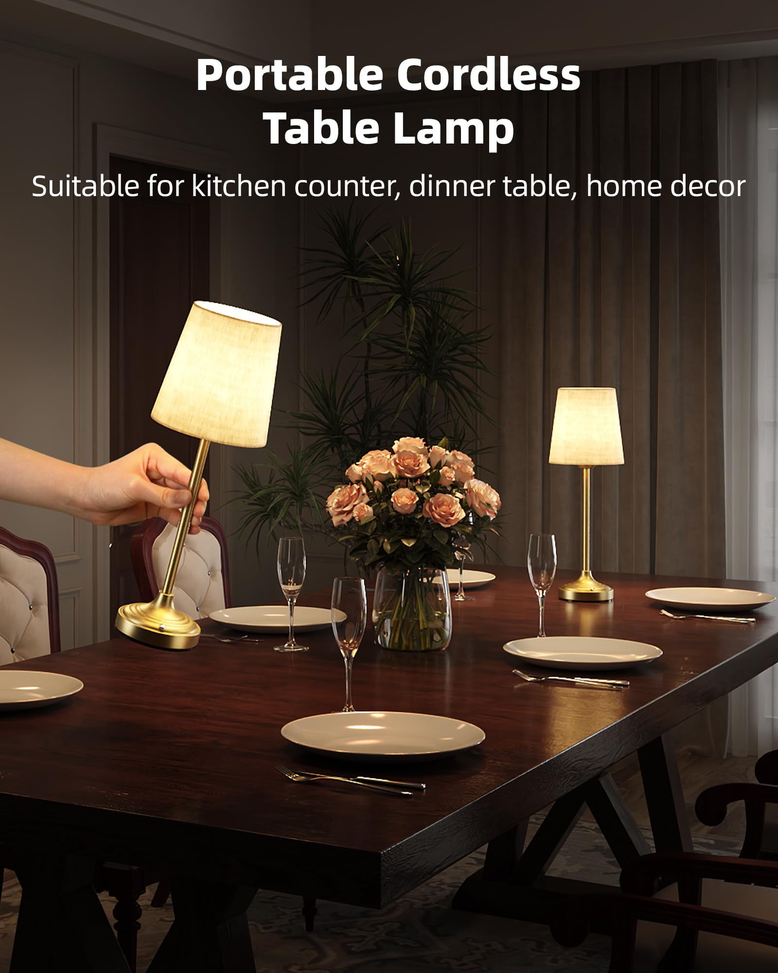 EZVALO portable ambient light ideal for living rooms and desks.
