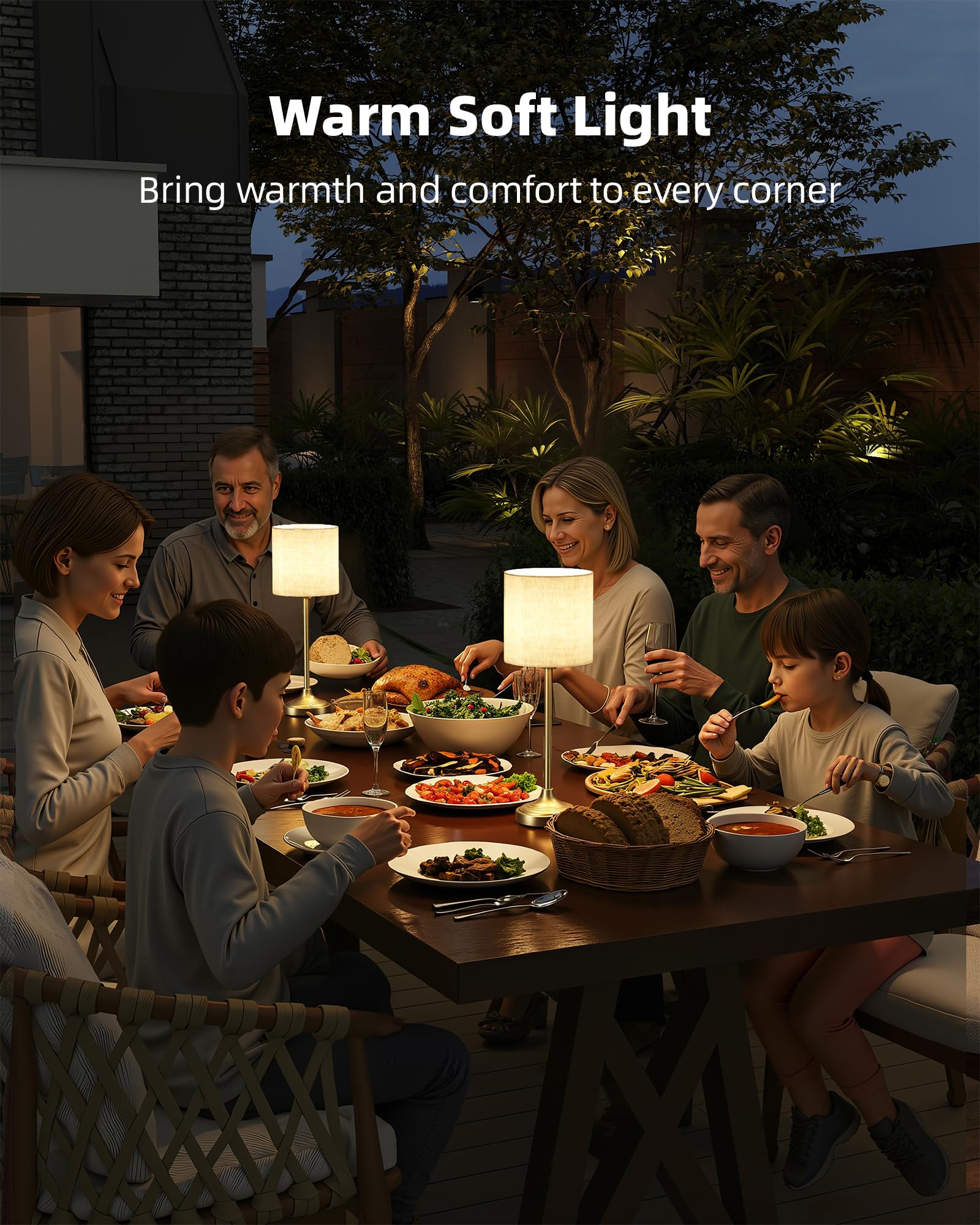 EZVALO portable bedside light for gentle nighttime reading.