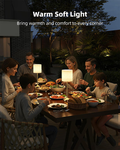 EZVALO portable bedside light for gentle nighttime reading.