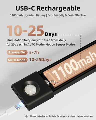 EZVALO rechargeable 1000mAh battery enables long use between charges