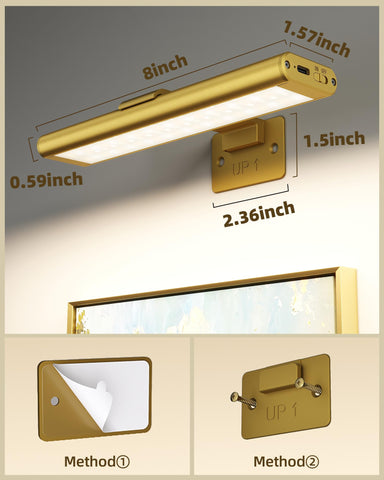 EZVALO rechargeable battery-powered light for portable wall illumination.
