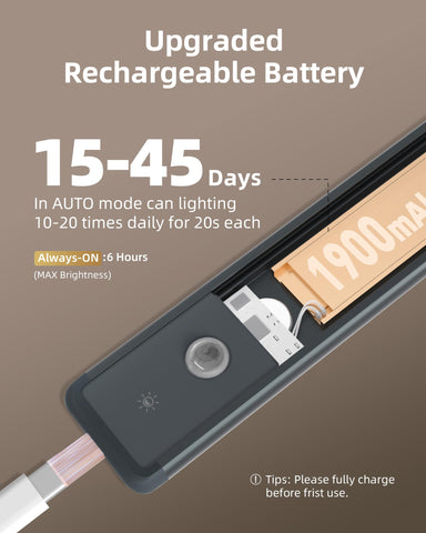 EZVALO rechargeable battery offers long life between charges