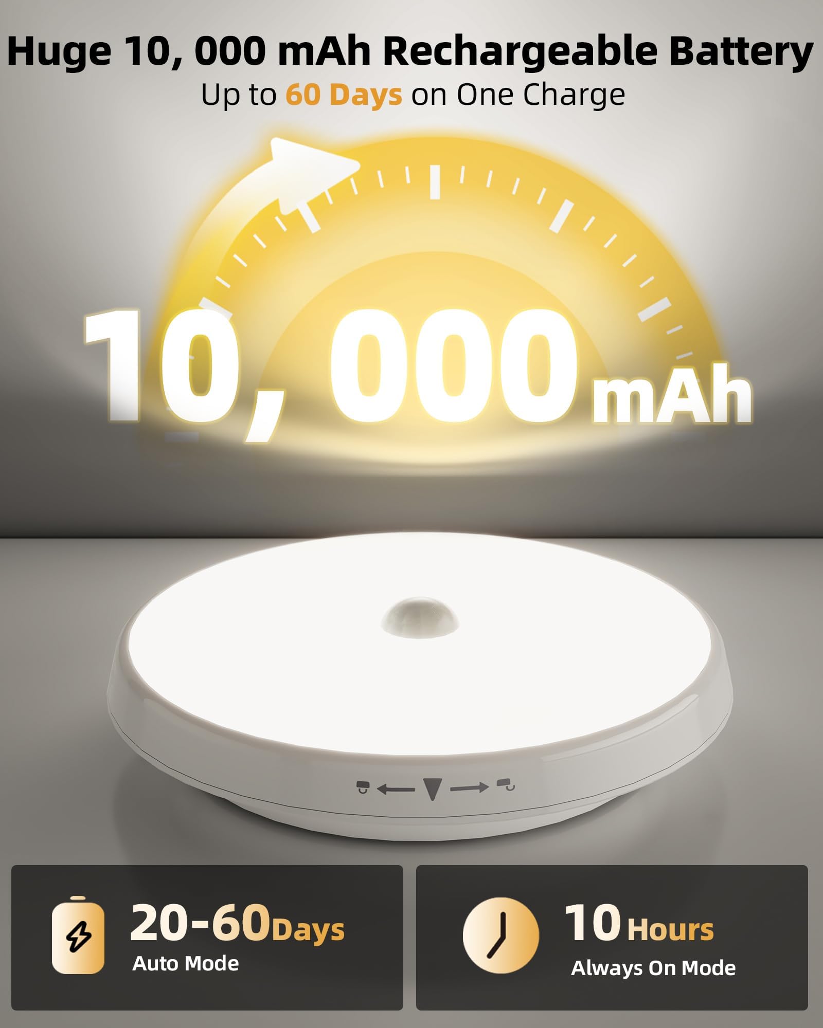 EZVALO remote-control ceiling light provides convenient brightness control from across the room