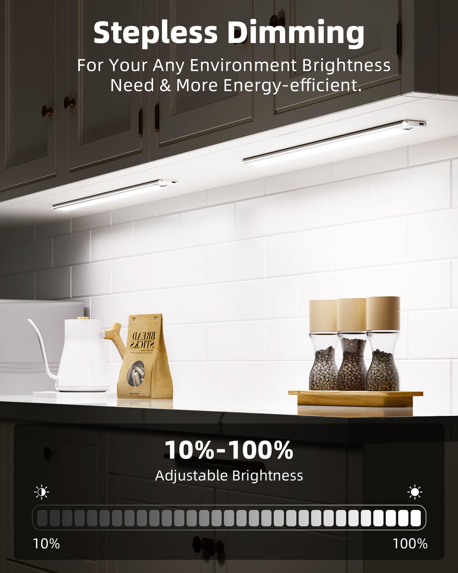 EZVALO remote control for dimming and timers.