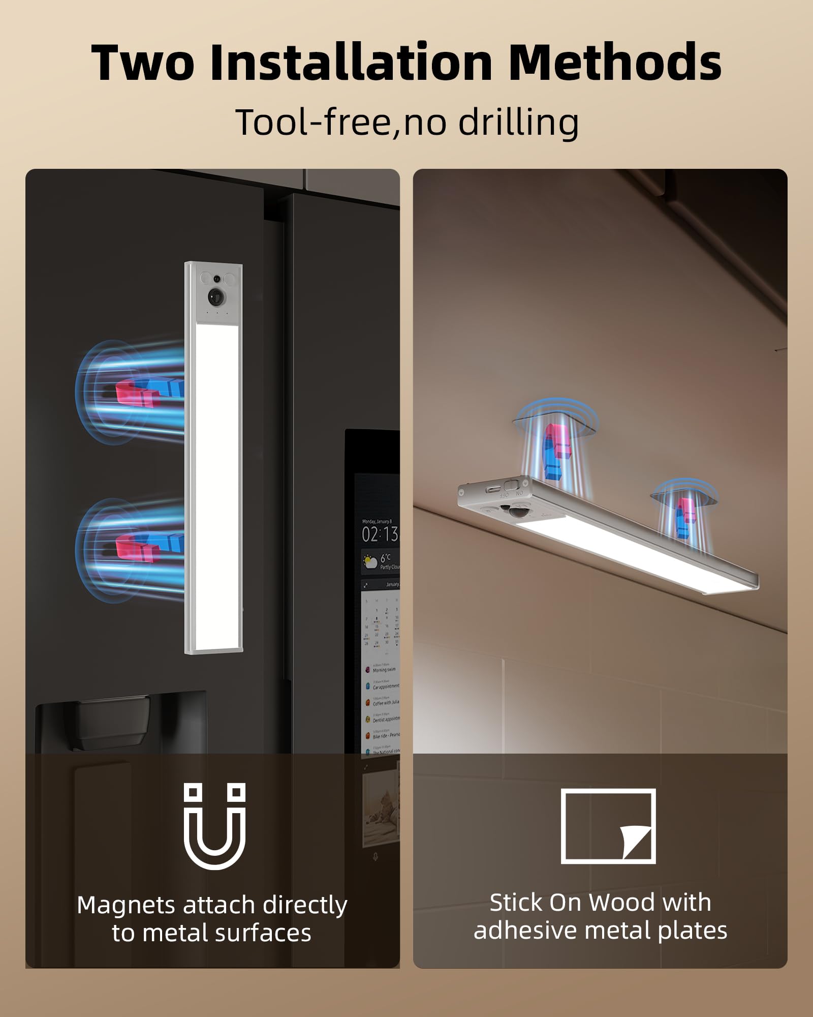 EZVALO remote control enables quick brightness and color adjustments.