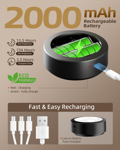 EZVALO remote-control picture light for easy on/off and color changes.