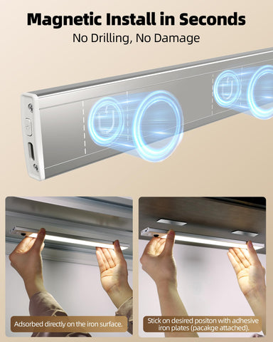EZVALO six-pack lights arranged for multiple spaces in a home