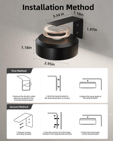 EZVALO six-pack lights for cohesive wall displays.