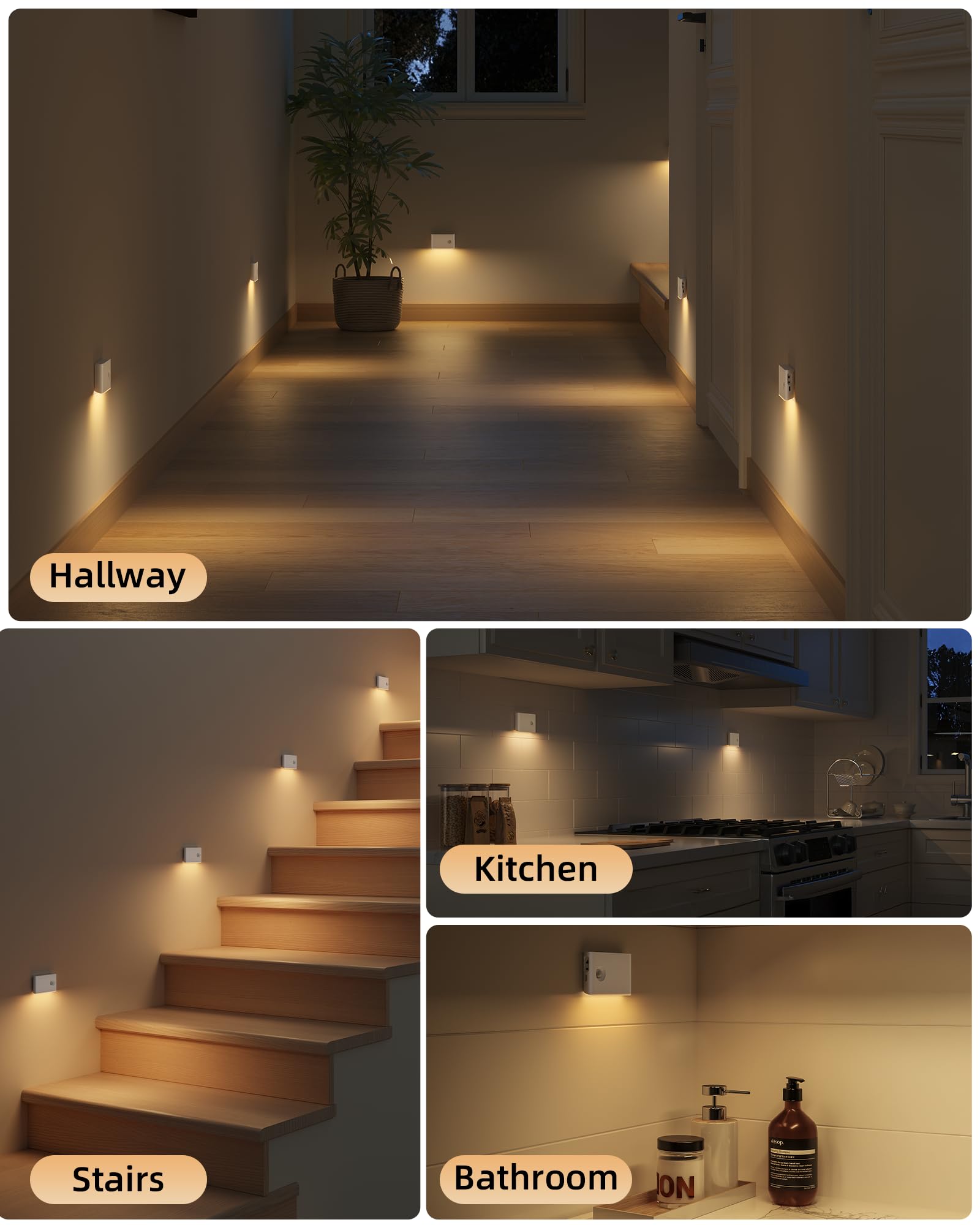 EZVALO downward-light design for glare-free, safe stair illumination