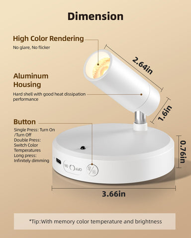 EZVALO compact spotlight ideal for artwork and displays.