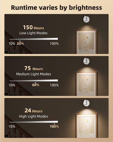 EZVALO built-in timer helps automate lighting for displays.