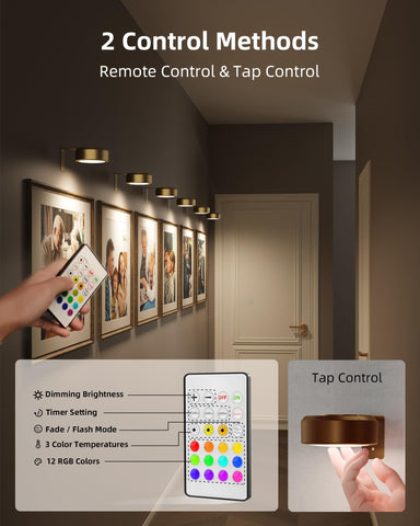 EZVALO timer-enabled lighting for scheduled artwork illumination