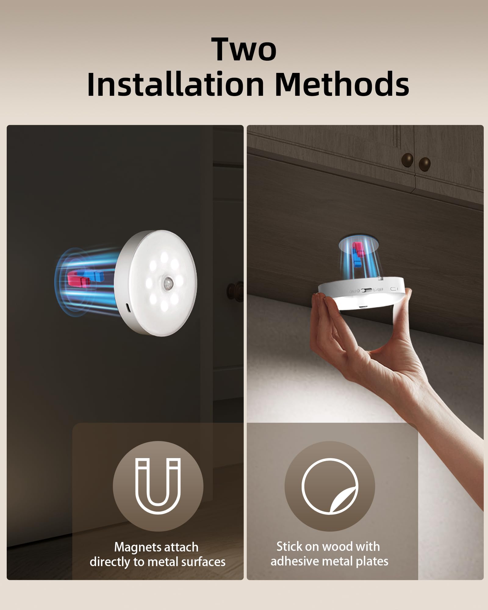 EZVALO tool-free install makes mounting on shelves quick and tidy.
