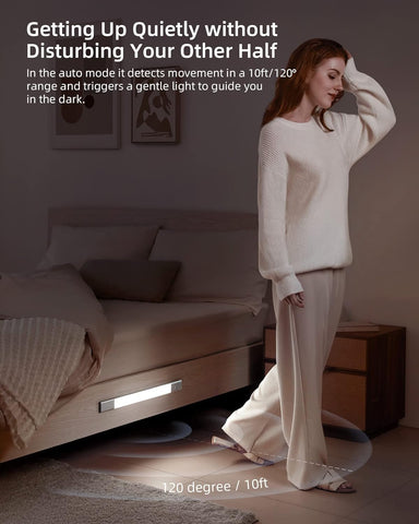 EZVALO touch-dimming control lets you adjust brightness easily.