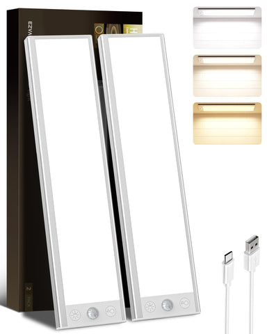 EZVALO under-cabinet light with 250lm ambient panel for bright task lighting