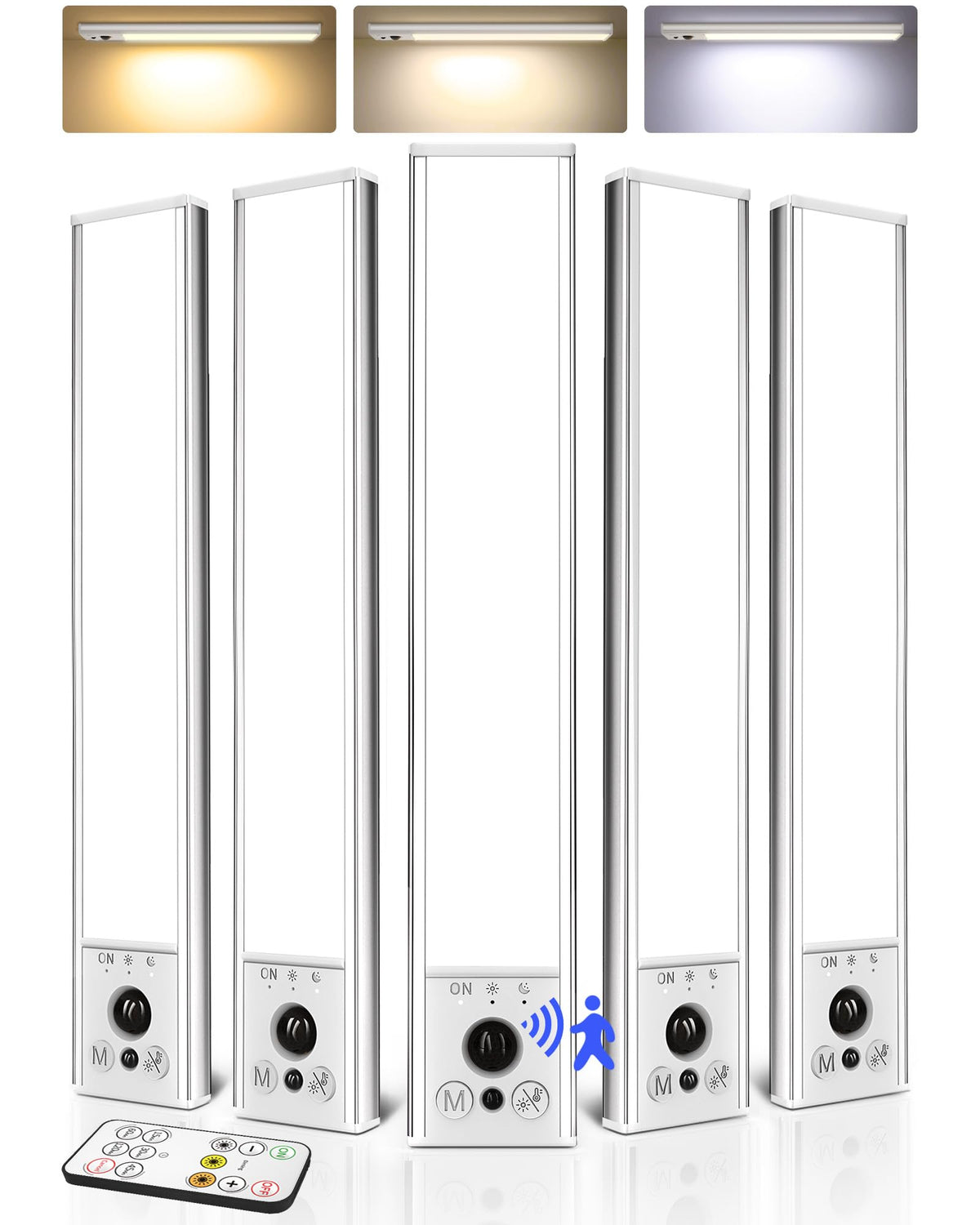 EZVALO under-cabinet light with motion sensor for quick, hands-free illumination.