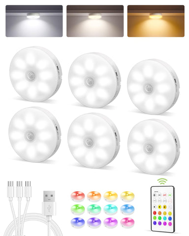 EZVALO under-cabinet light with remote for color and white temps.