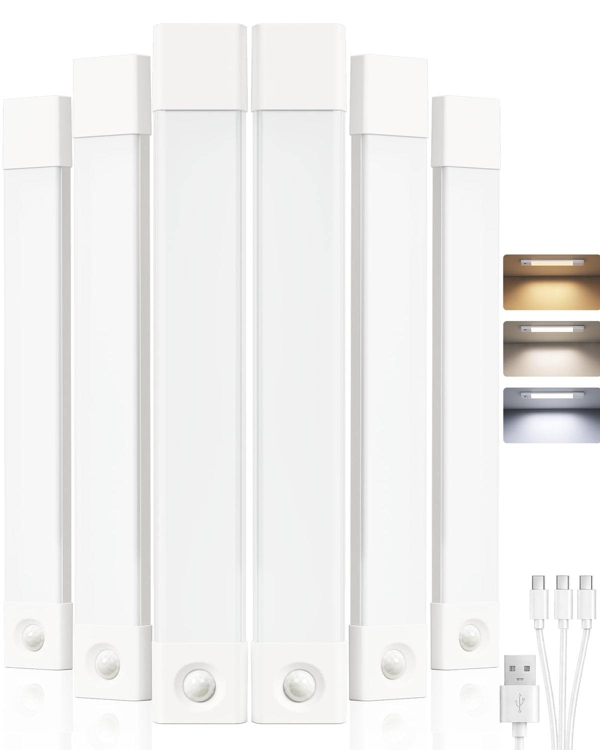 EZVALO under-cabinet lighting with motion sensor for hands-free use in the kitchen.
