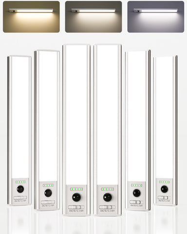 EZVALO wireless under-cabinet lighting setup showing easy placement for kitchen illumination