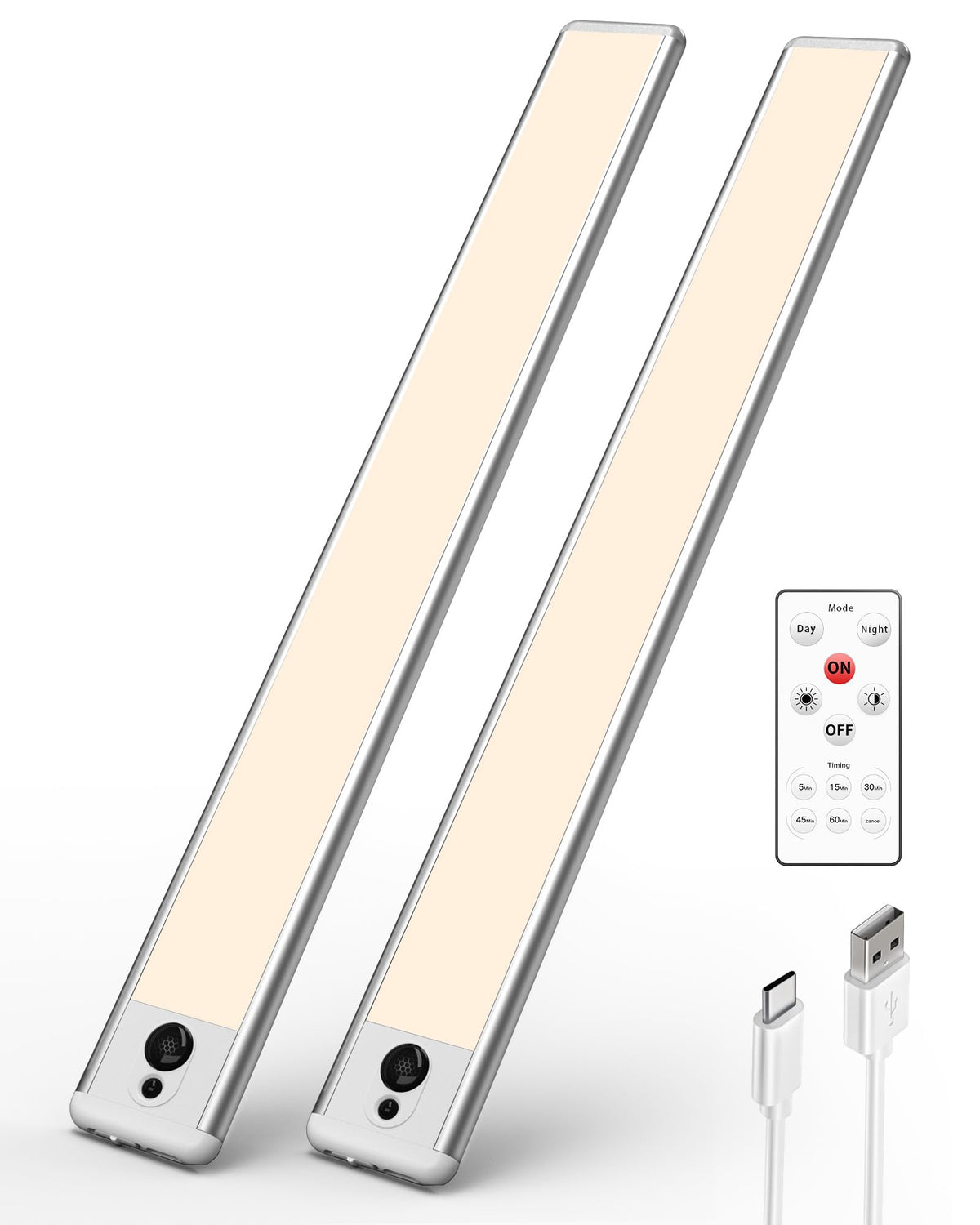 EZVALO under-cabinet lights with magnet mount for easy installation and bright task lighting.